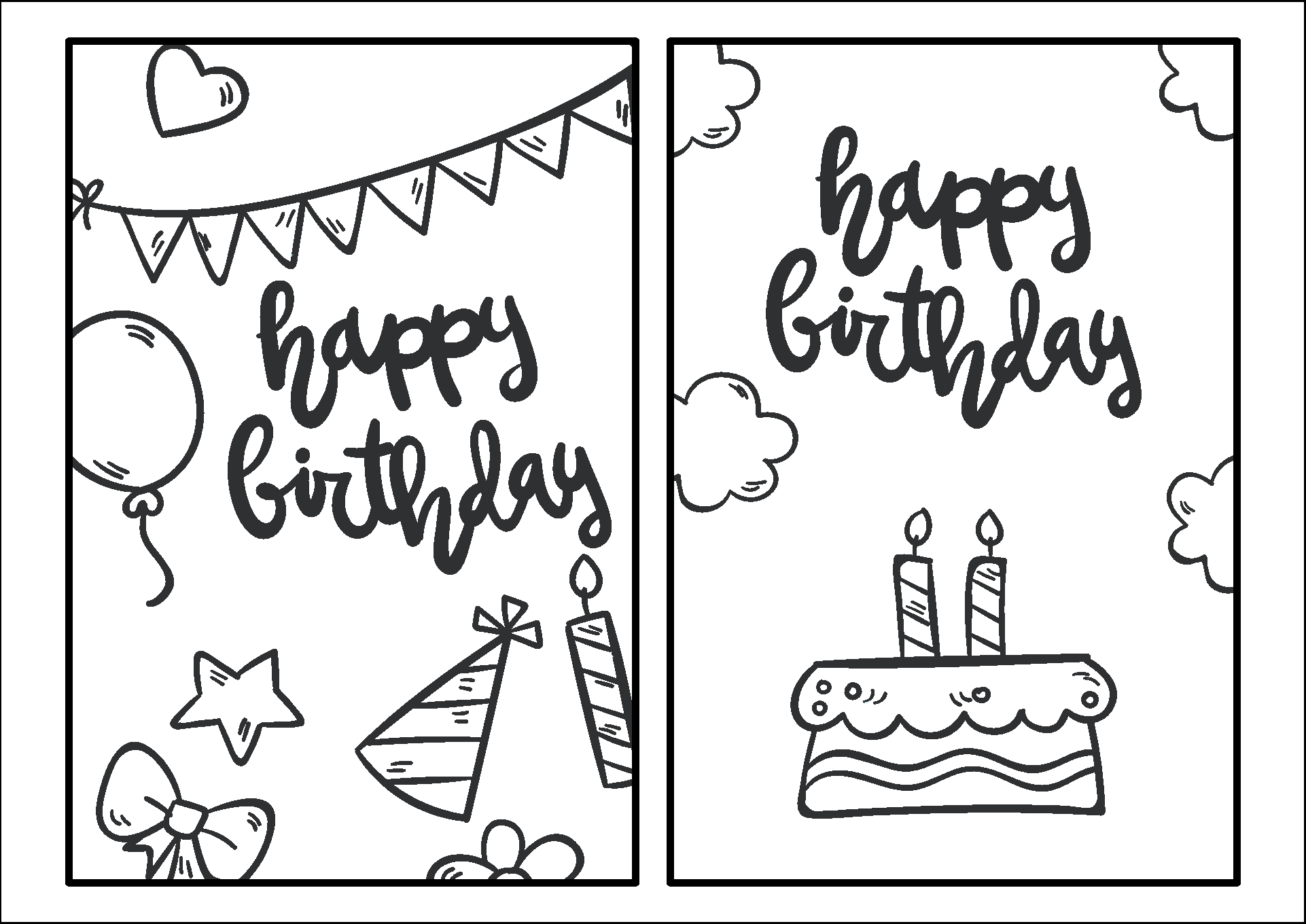 Printable Adult Birthday Cards