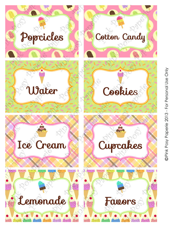 3 Best Images of Free Printable Labels Ice Cream - Labels Free Template ...