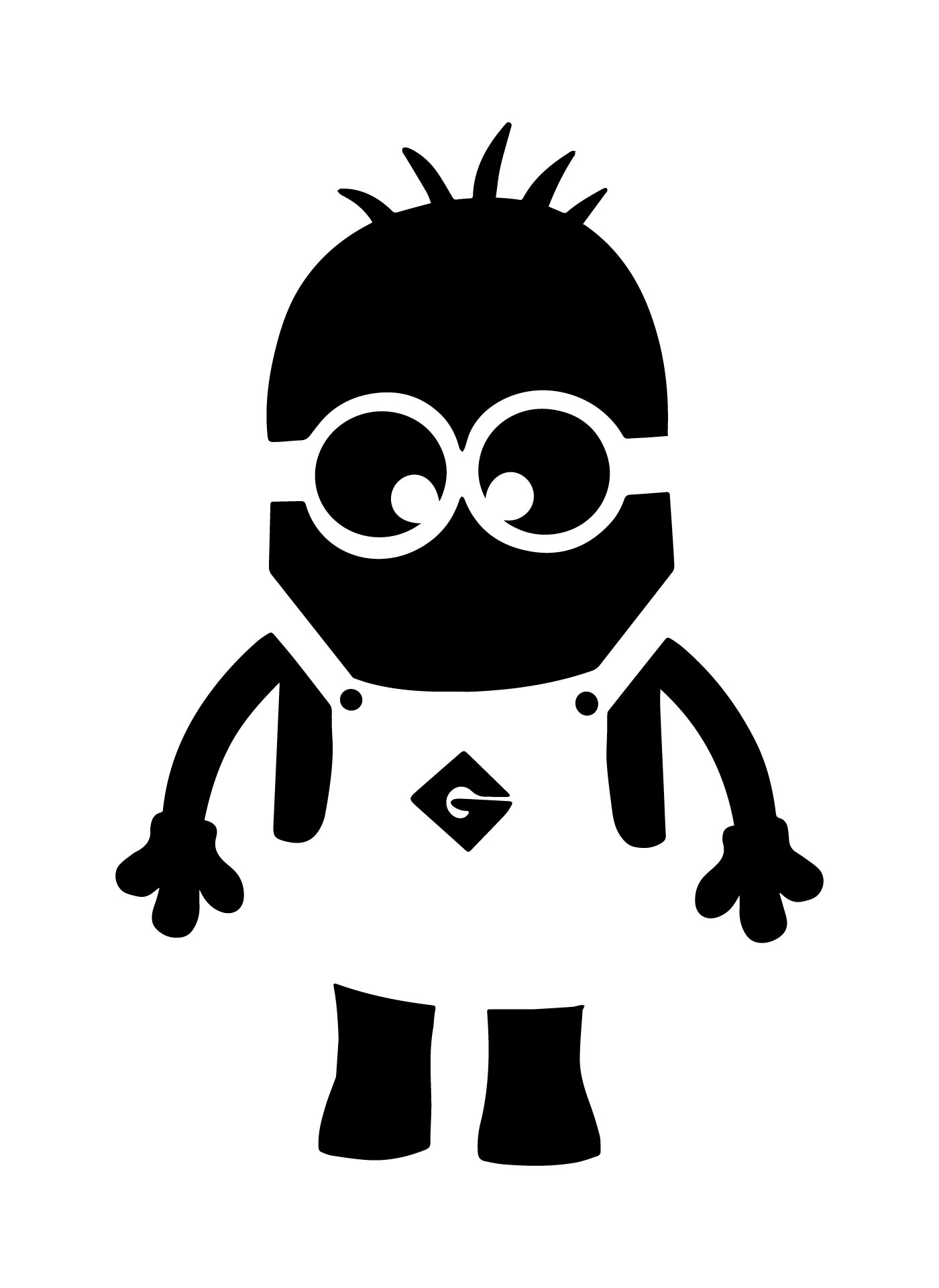 Printable Pumpkin Carving Stencils Minion