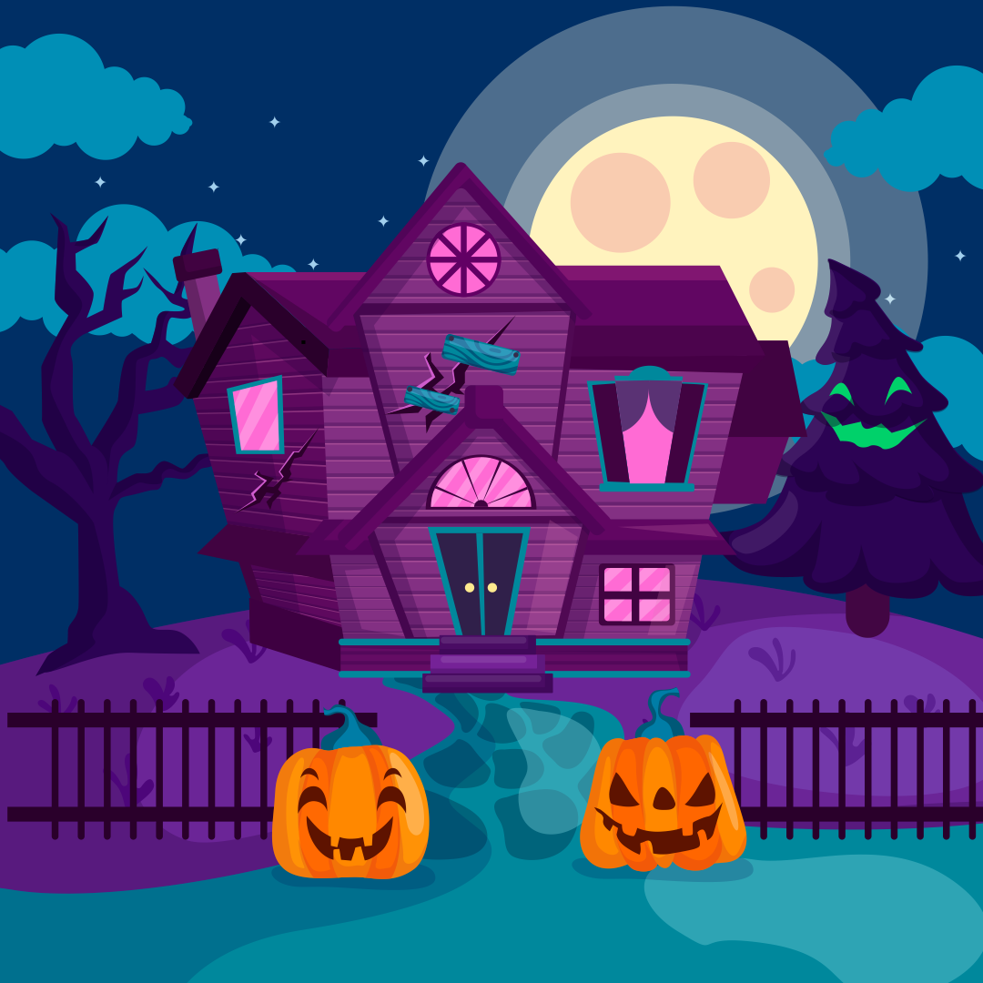 10 Best Halloween Haunted House Clip Art Free Printable - printablee.com