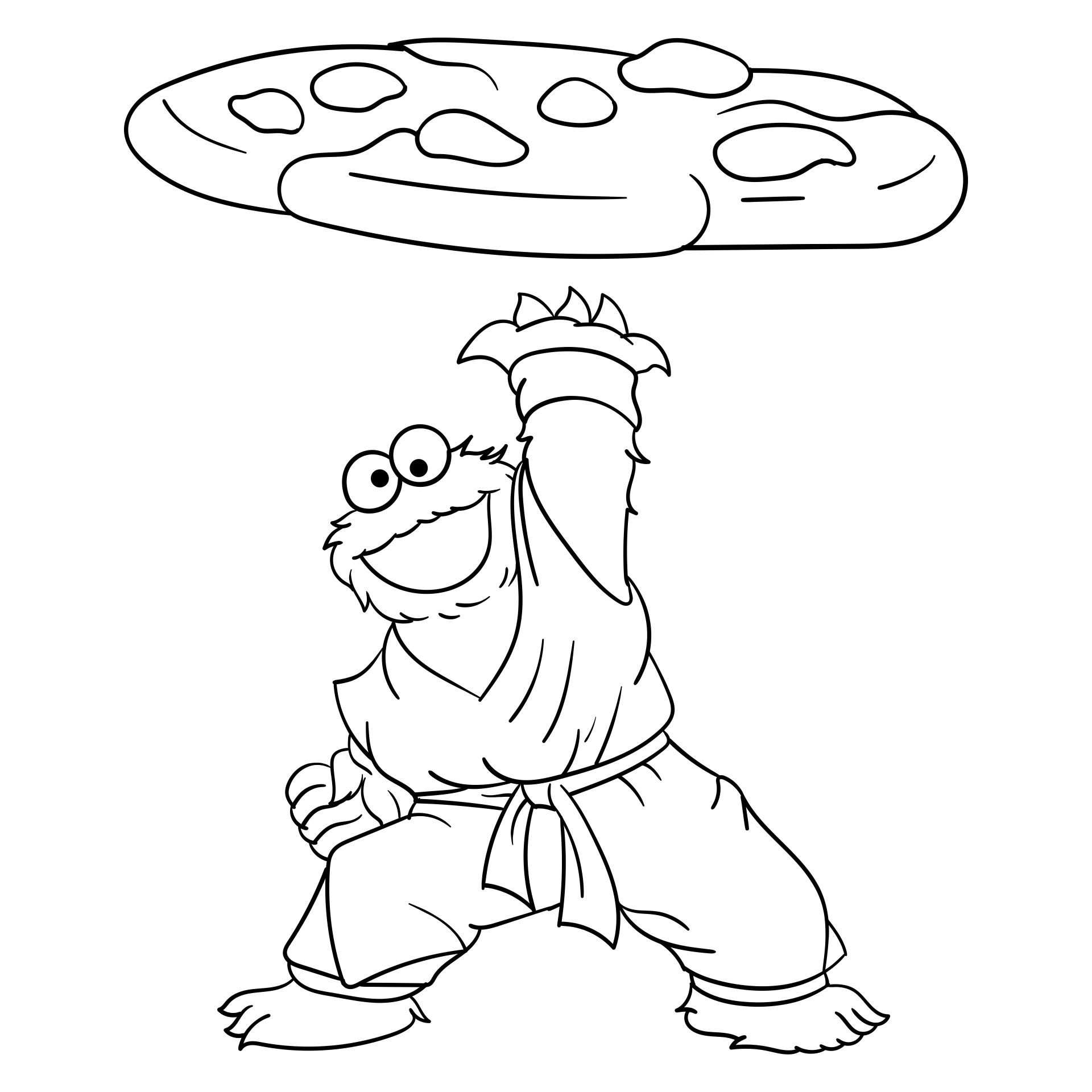 Cookie Monster  Printable Coloring Pages