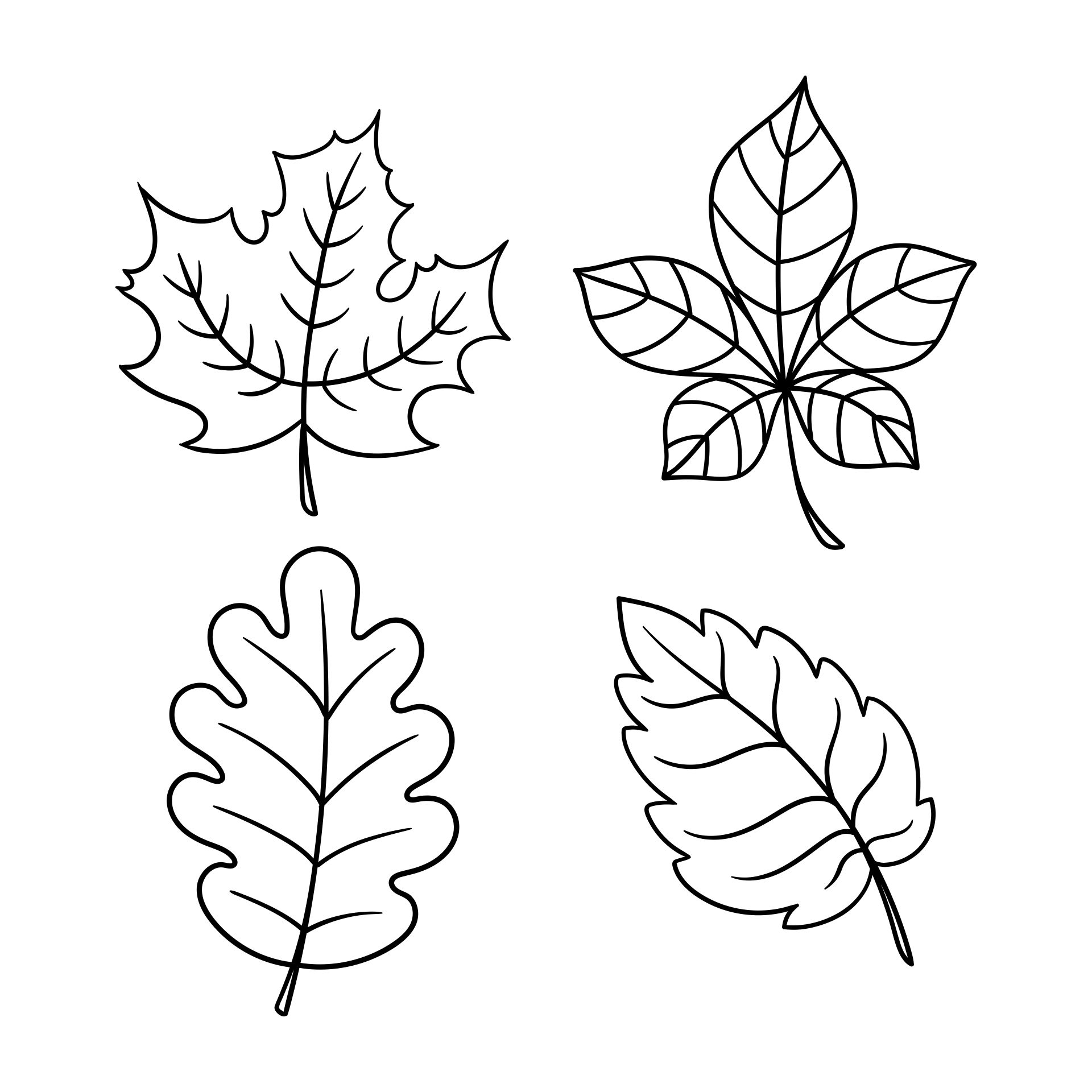 Fall Leaves Printables