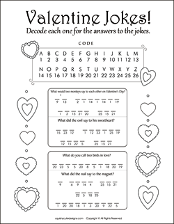 Printable Valentines Day Activity Pages