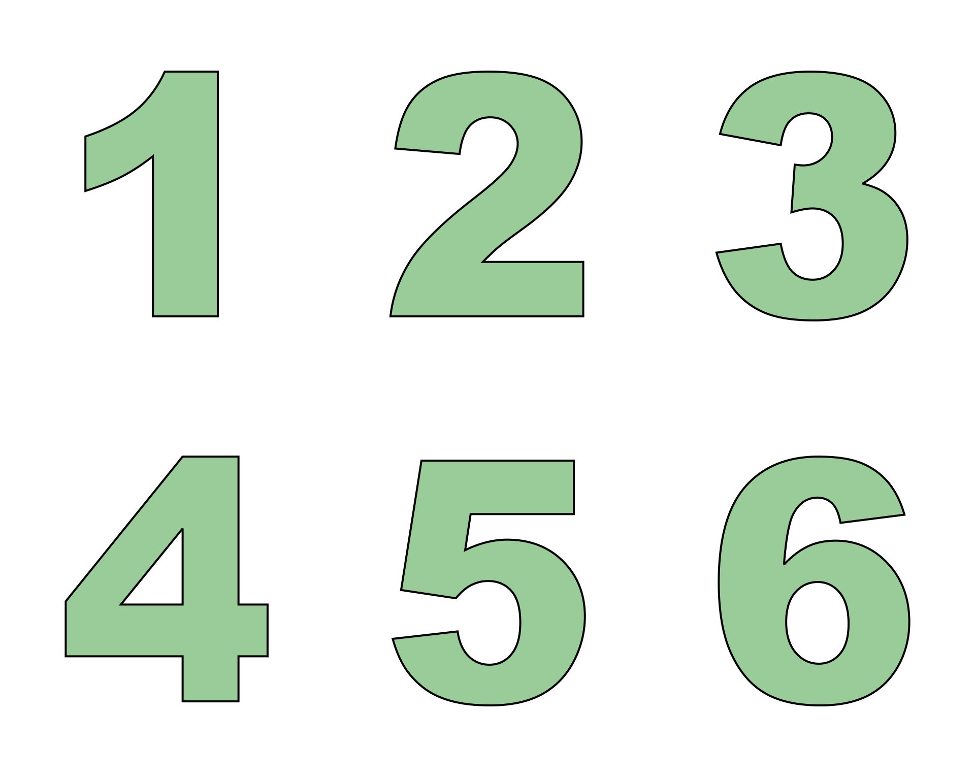 best printable number printablee com