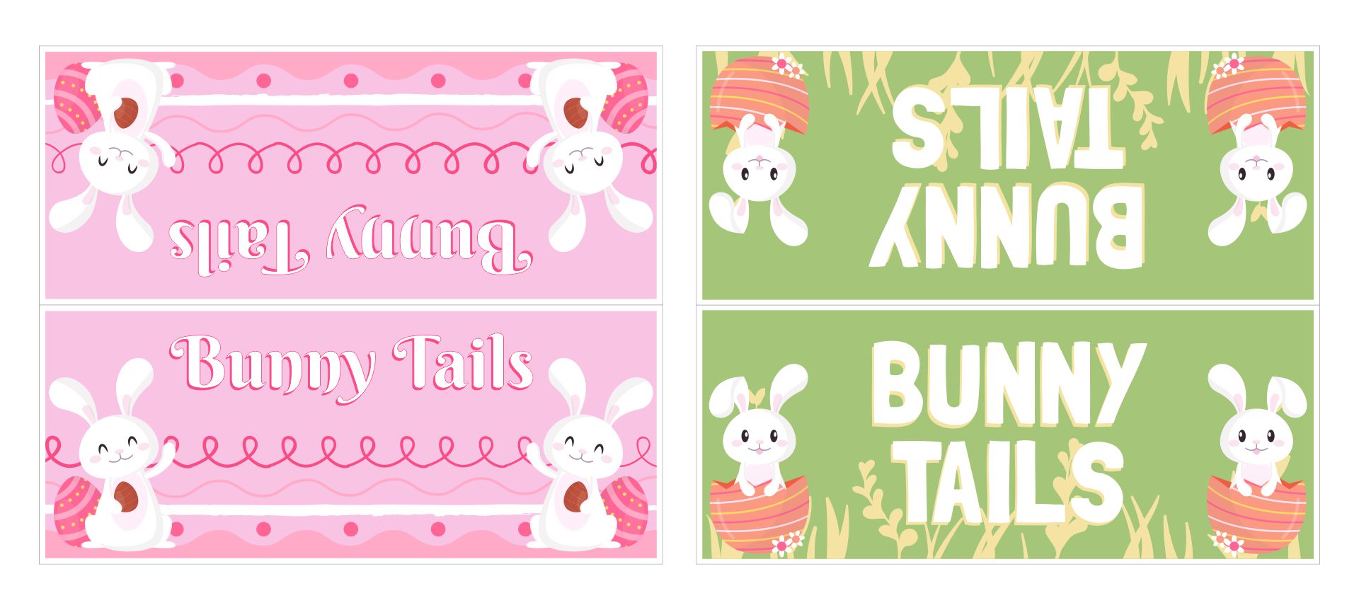 Printable Easter Bunny Tail Tags