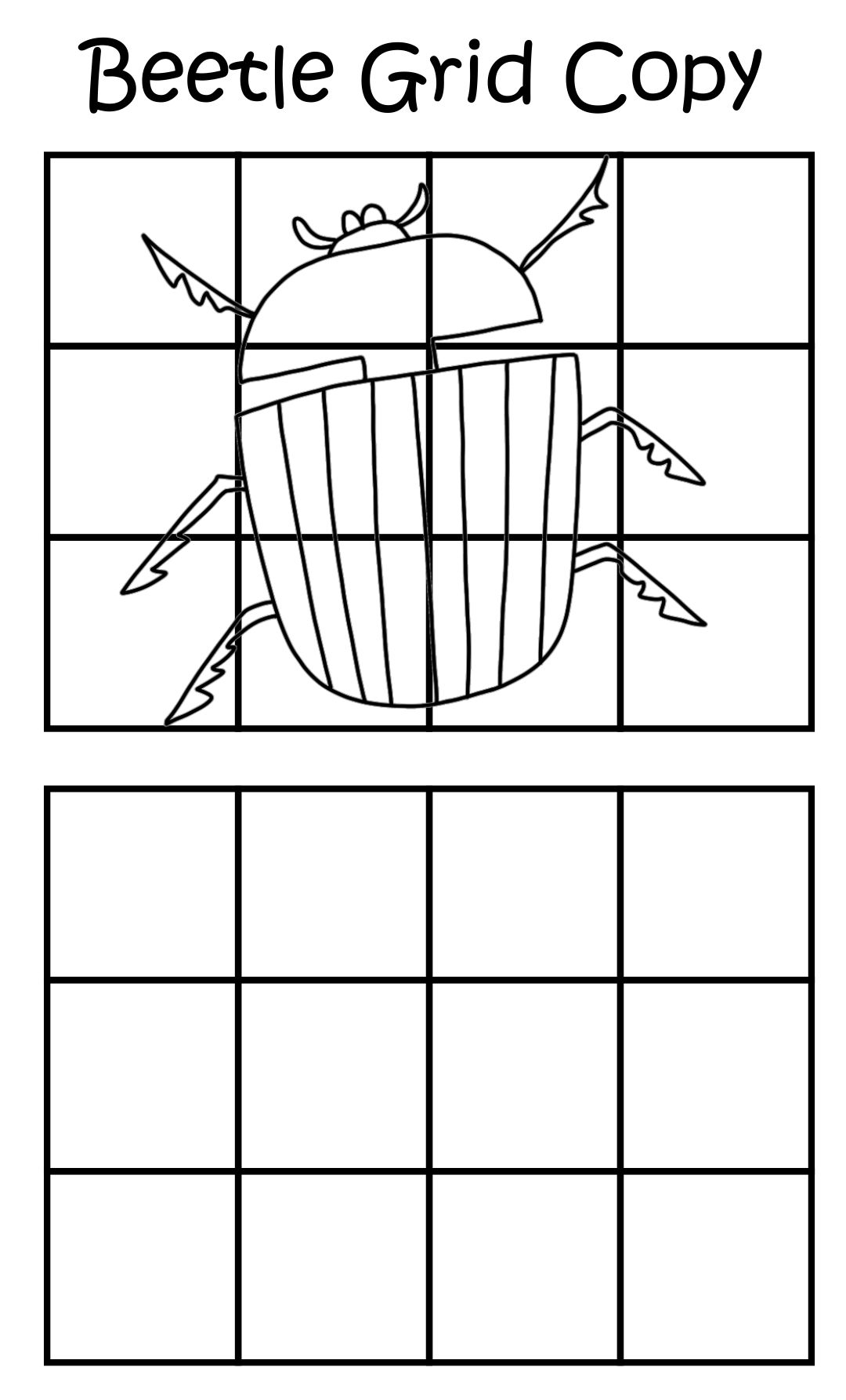 Grid Coloring Worksheet
