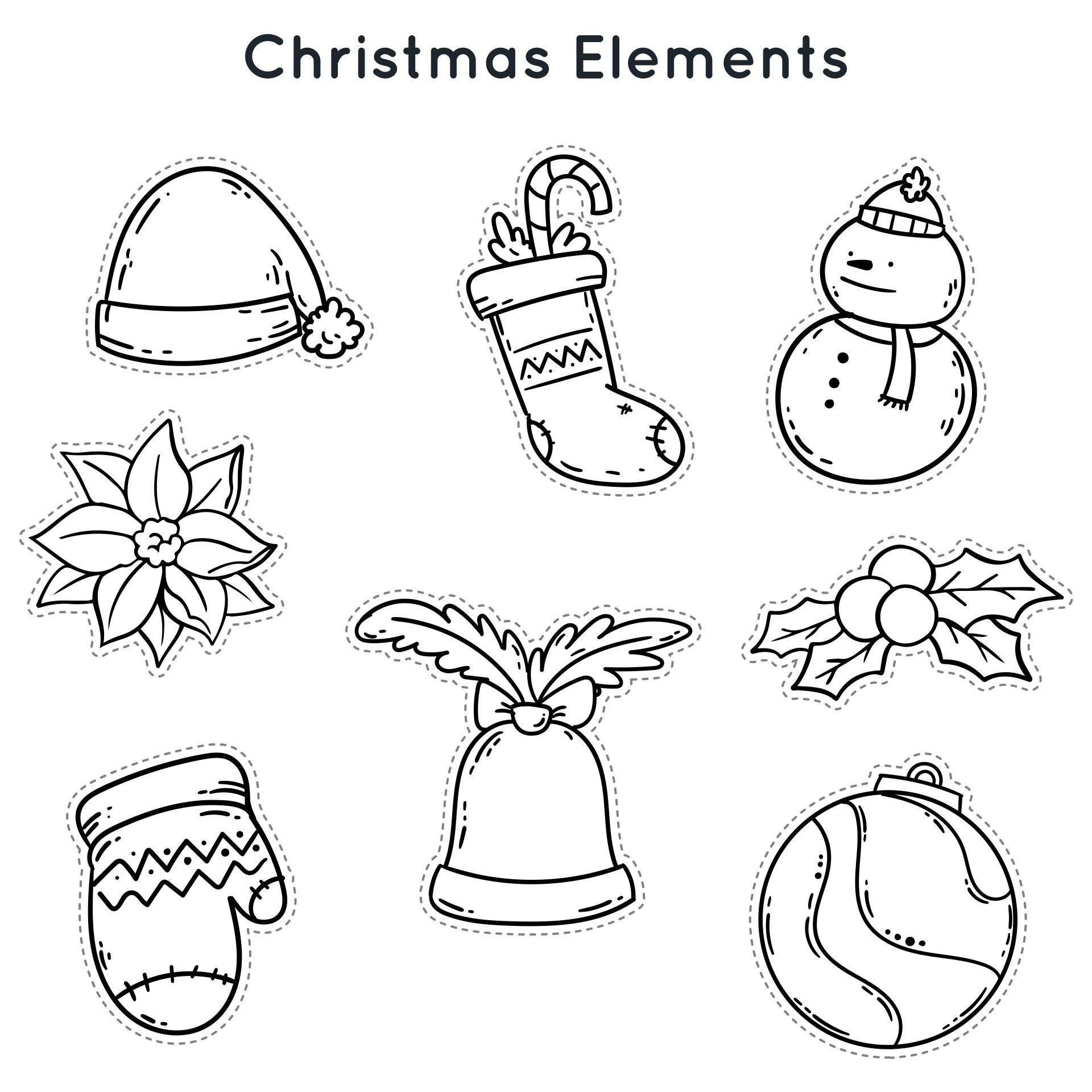 Free Printable Christmas Crafts For Kindergarten