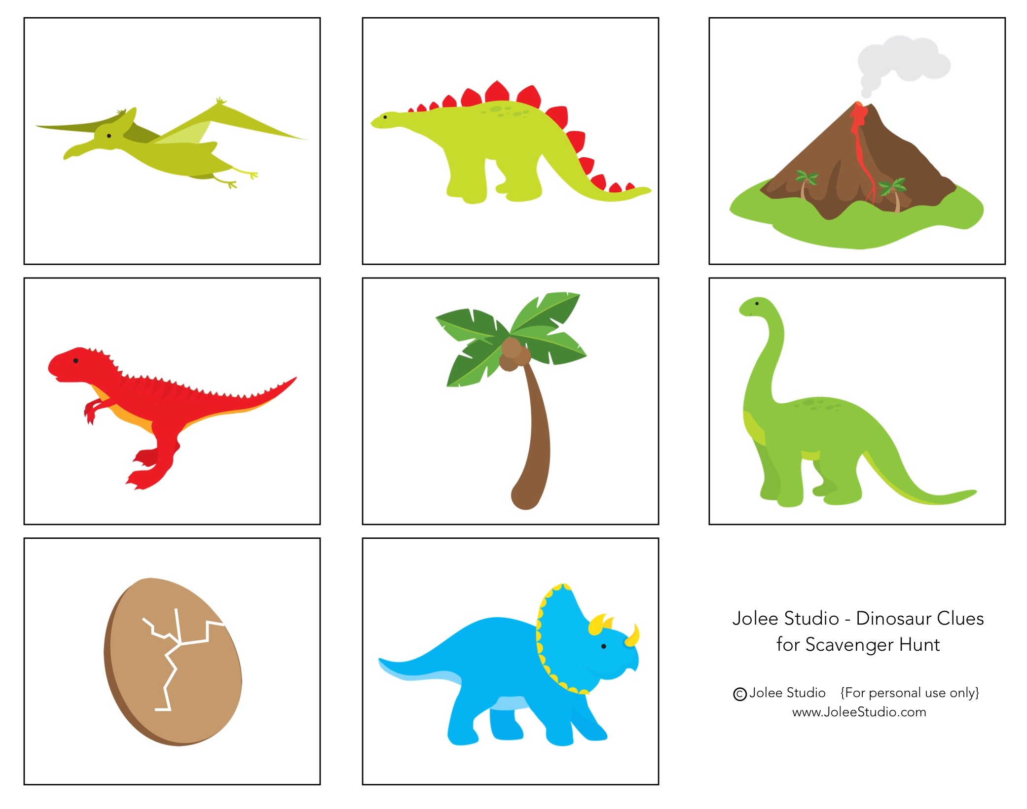 Dinosaur Birthday Party Game