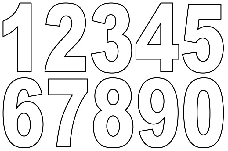 Printable Numbers 1 10