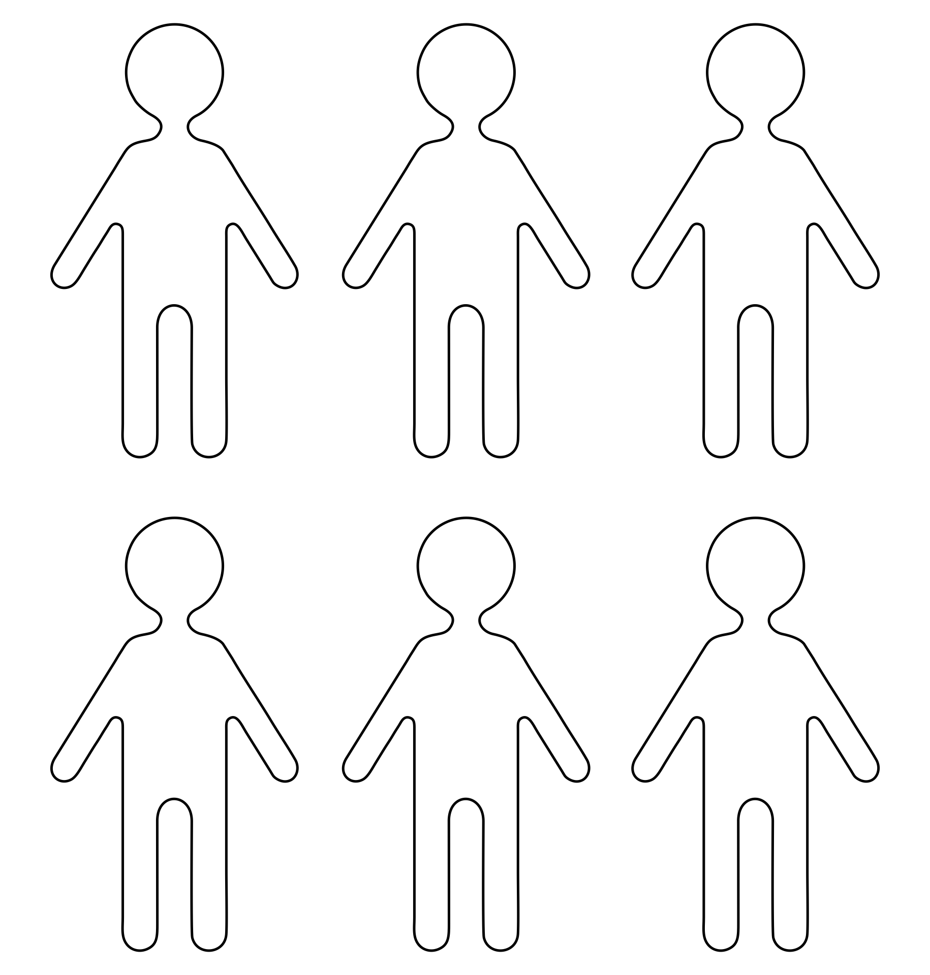 Person Template Printable