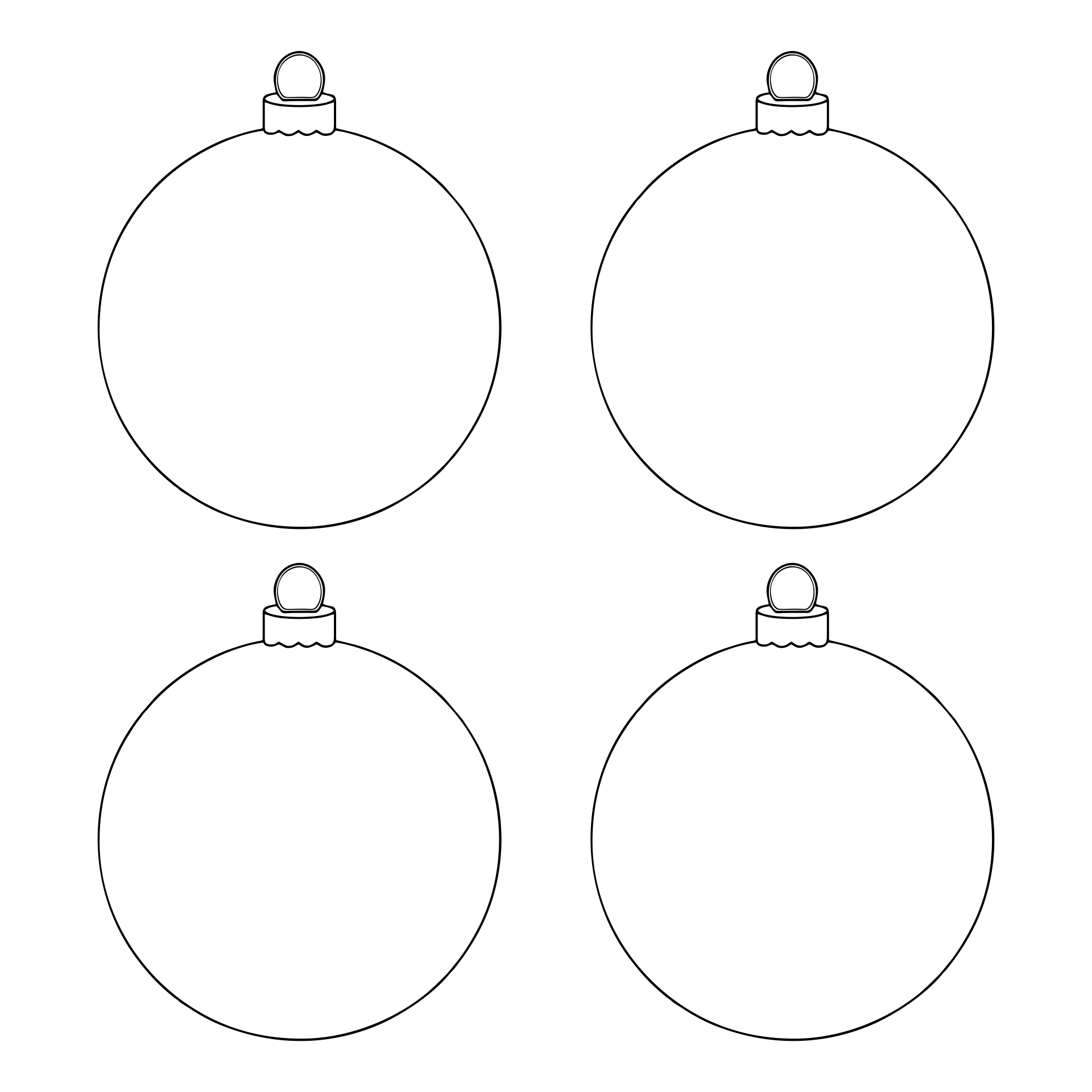 15 Best Free Printable Christmas Ornament Shapes PDF for Free at Printablee
