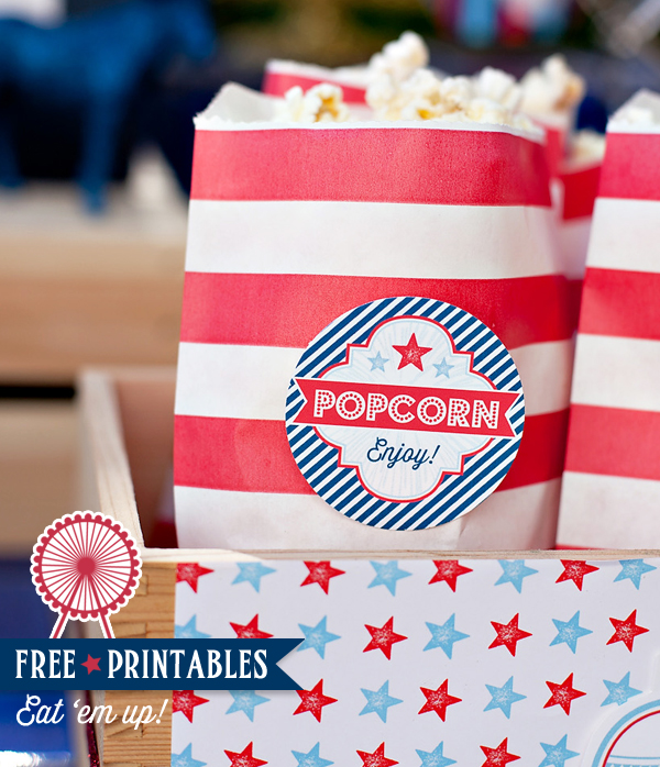 Fourth of July Printable Labels