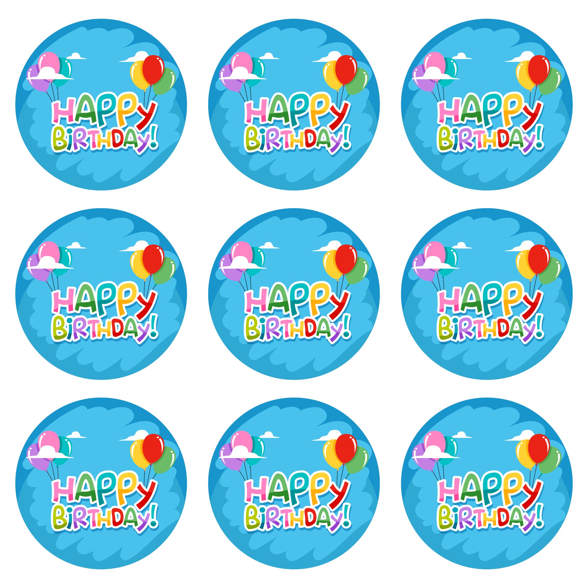 Free Printable Cupcake Toppers Birthday