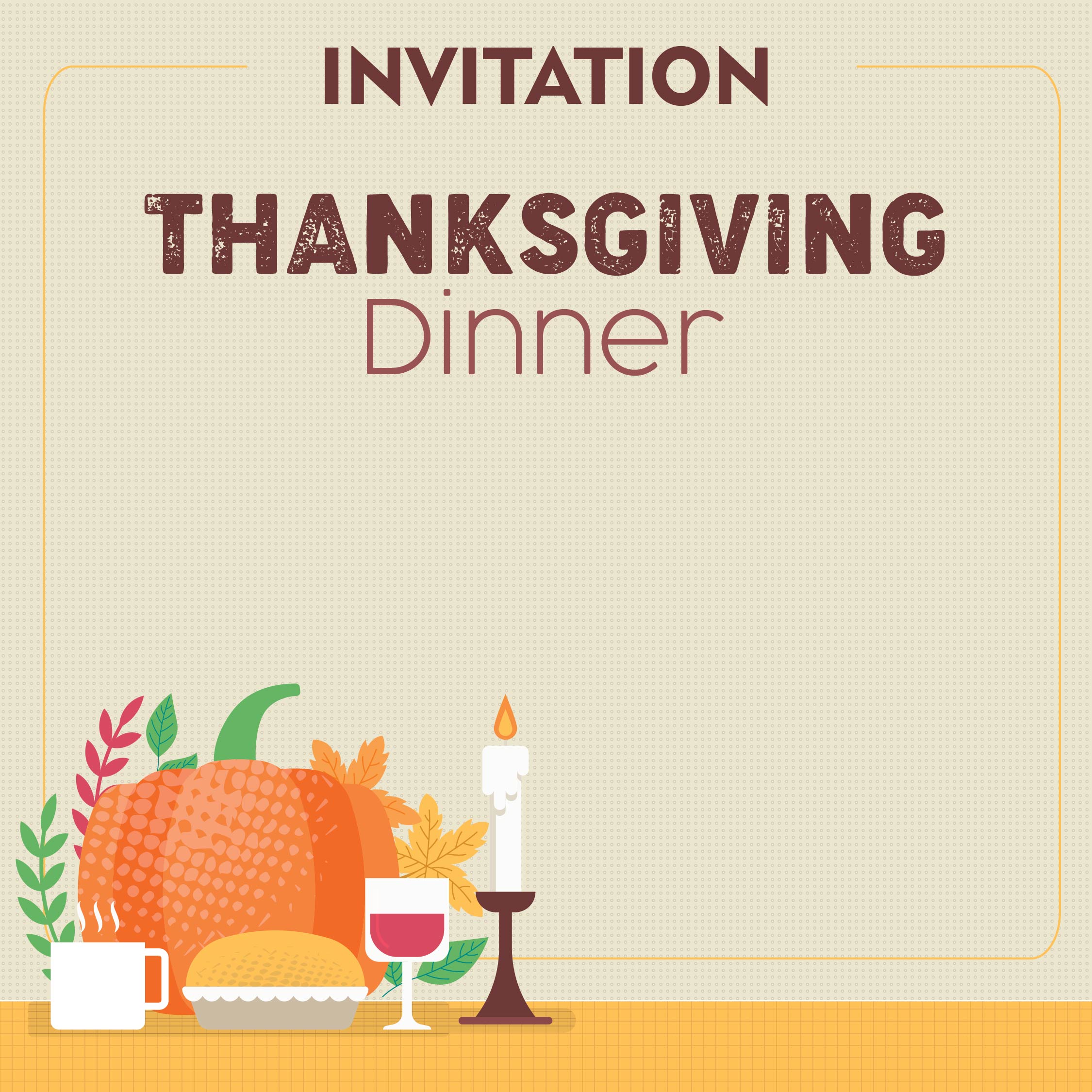 Thanksgiving Invitation Templates 10 Free PDF Printables Printablee