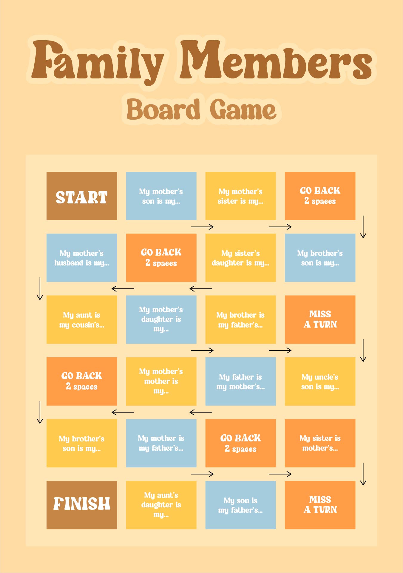 6 Best Family Board Games Printables - printablee.com