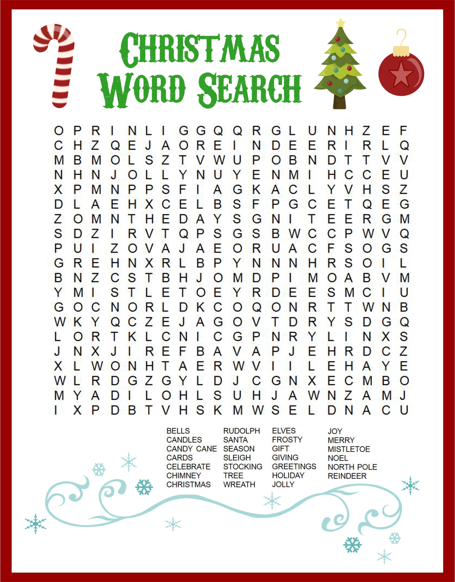 T tlen S rf zde Kolibri Christmas Word Search Puzzle jj led s Lass Fesz lts g