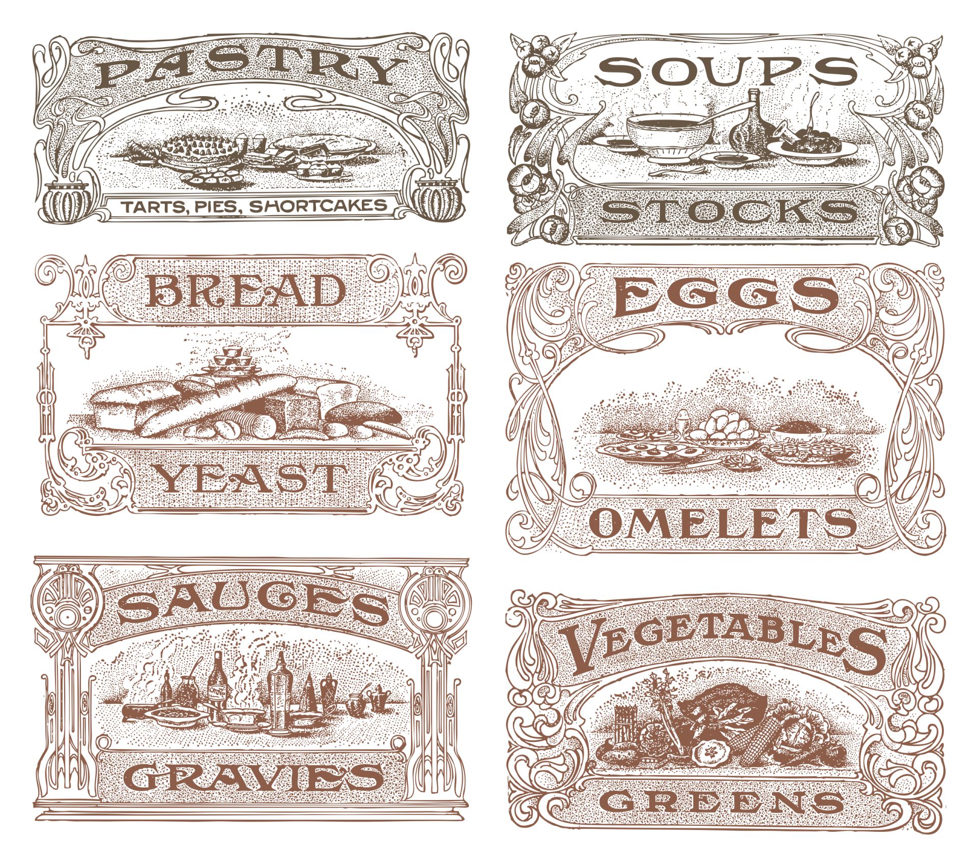 free printable can labels vintage brands images for decoupage and