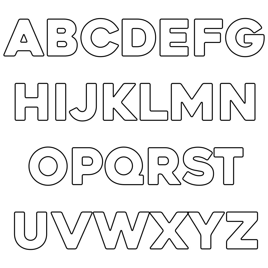 5 Best Images of Free Printable Letters Size Alphabet - Alphabet ...