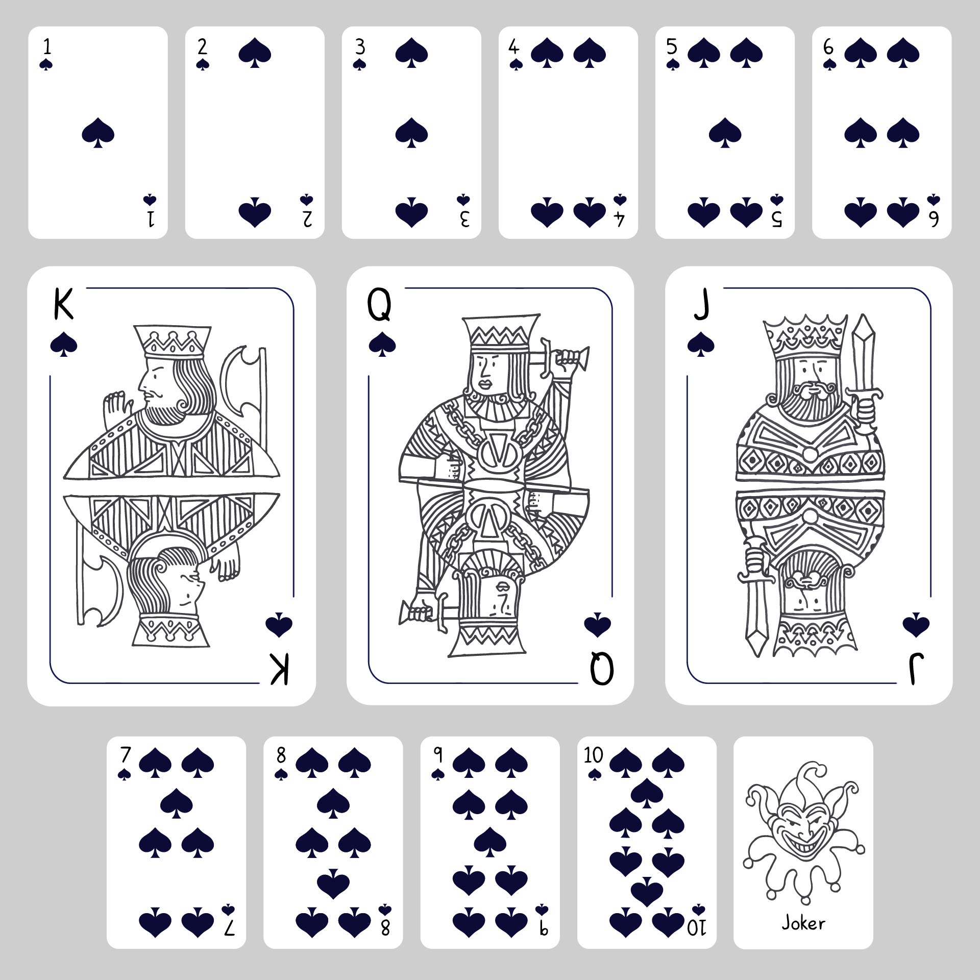 Deck Of Playing Cards 14 Free PDF Printables Printablee