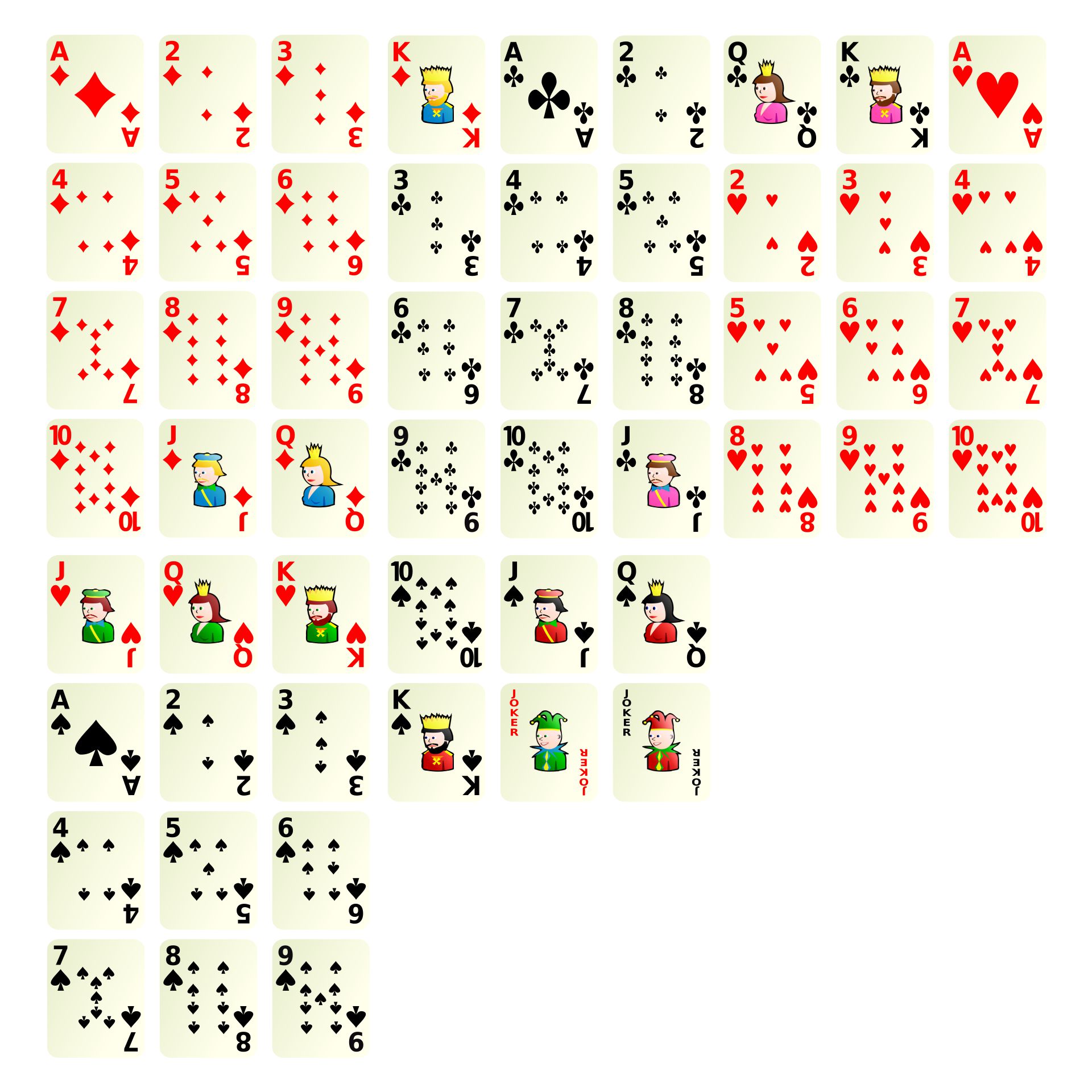 Playing Cards Printable