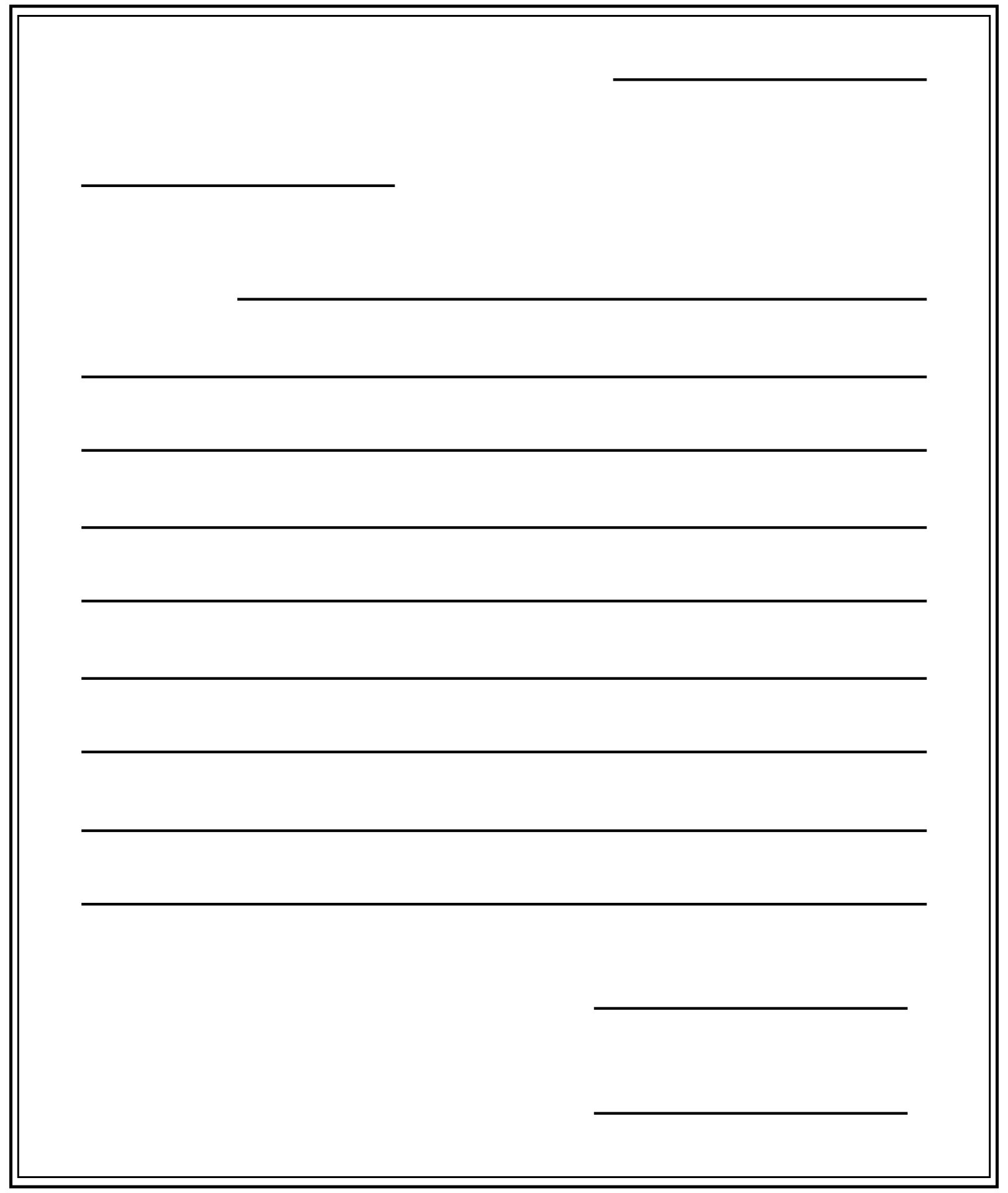 10 Best Printable Blank Letter Template PDF for Free at Printablee