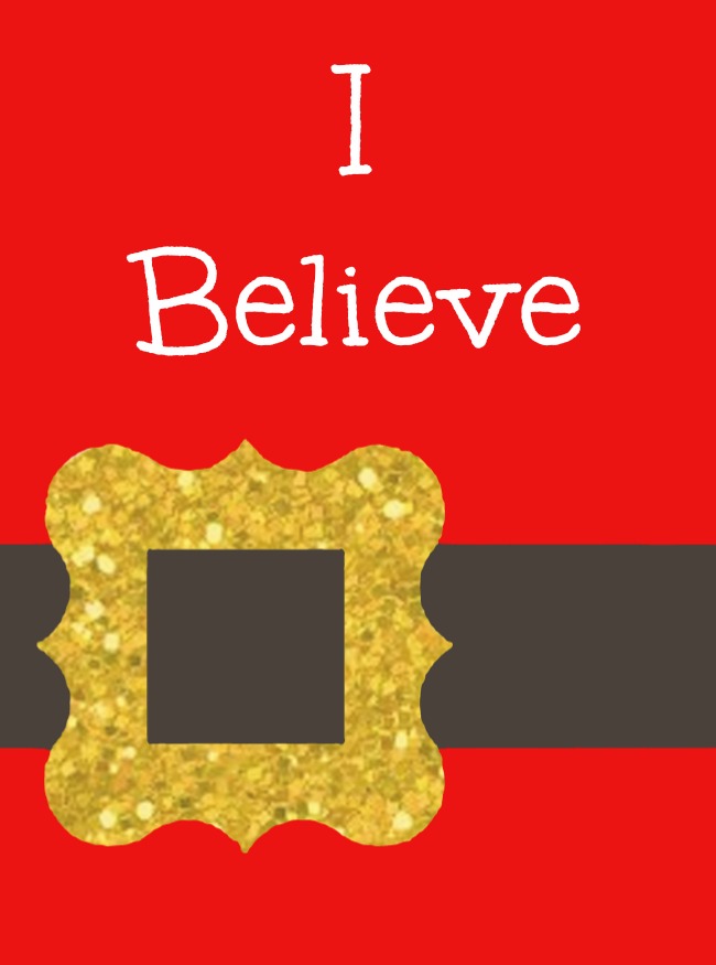 Christmas Believe Printable