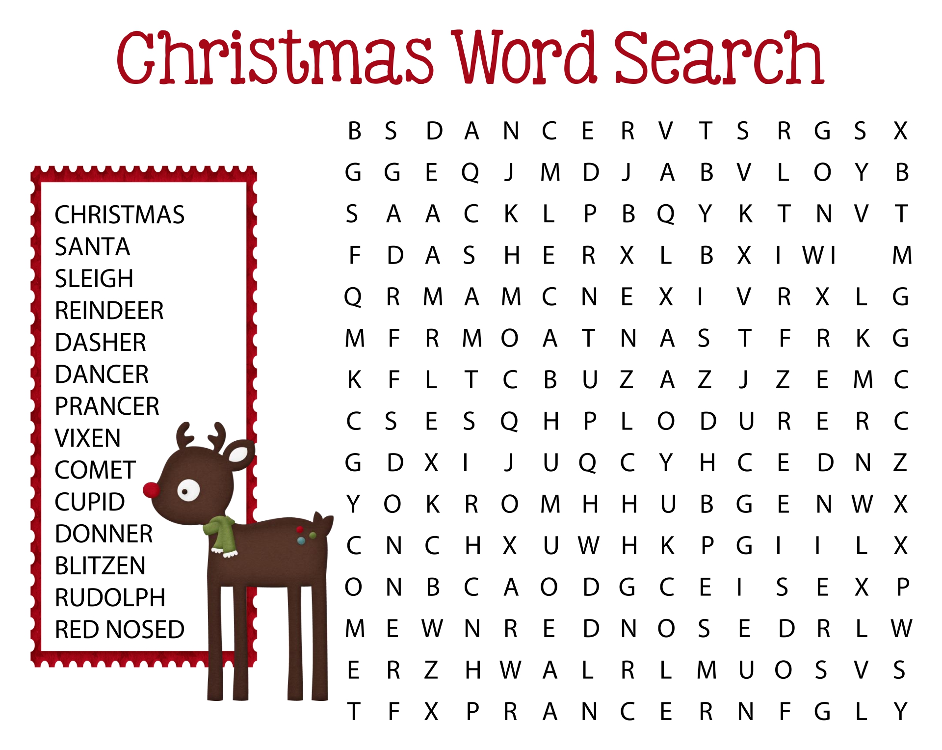 5 Best Printable Christmas Word Search Worksheets Adult PDF For Free At Printablee