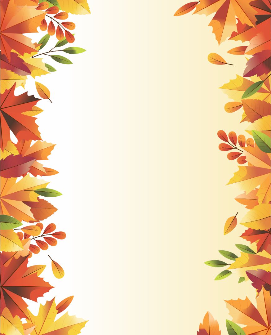 10 Best Printable Fall Page Borders PDF for Free at Printablee