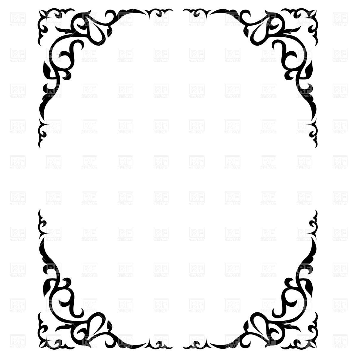 Printable Borders and Frames Clip Art