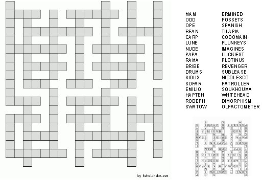 Printable Crossword Puzzles