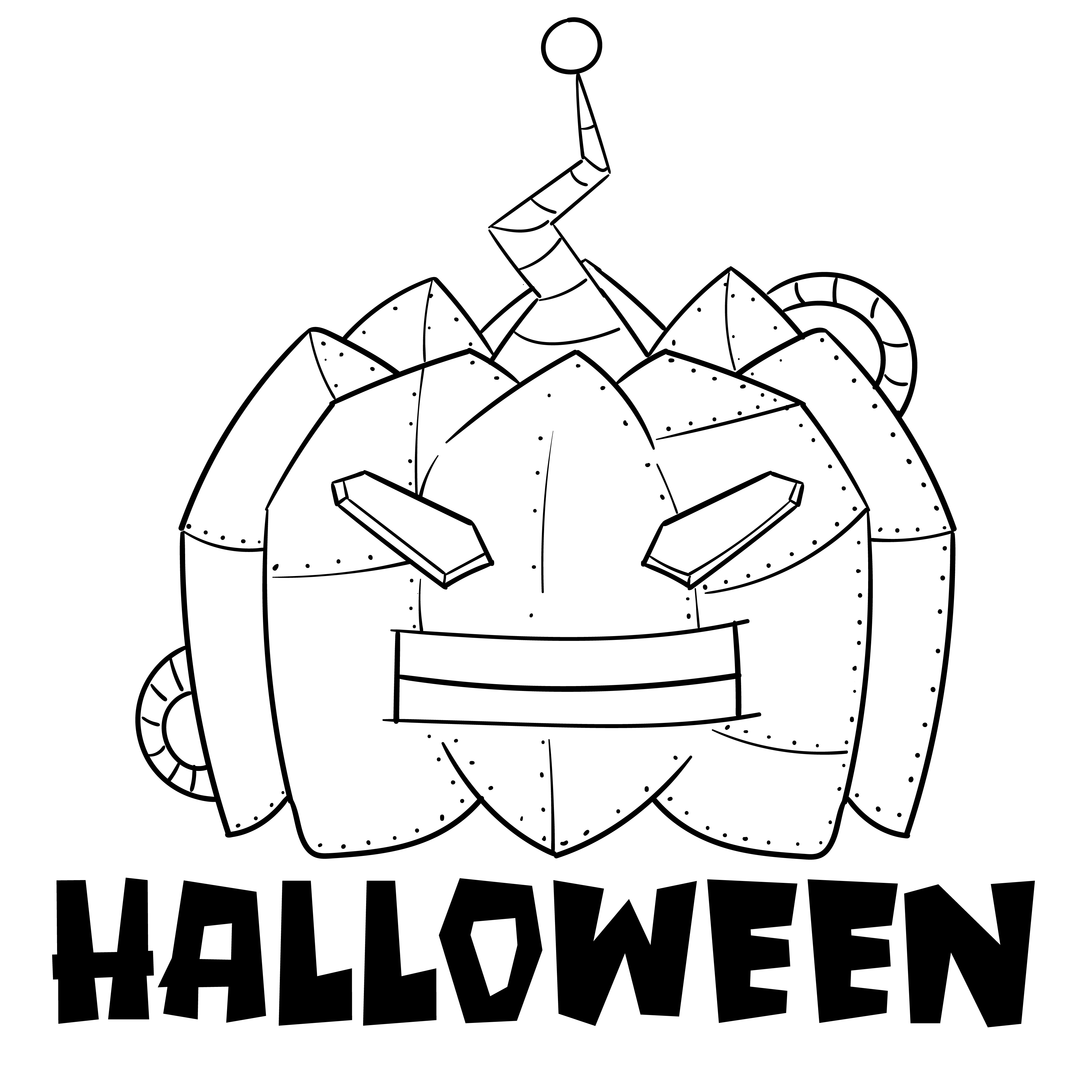Happy Halloween Pumpkin Stencils Printable