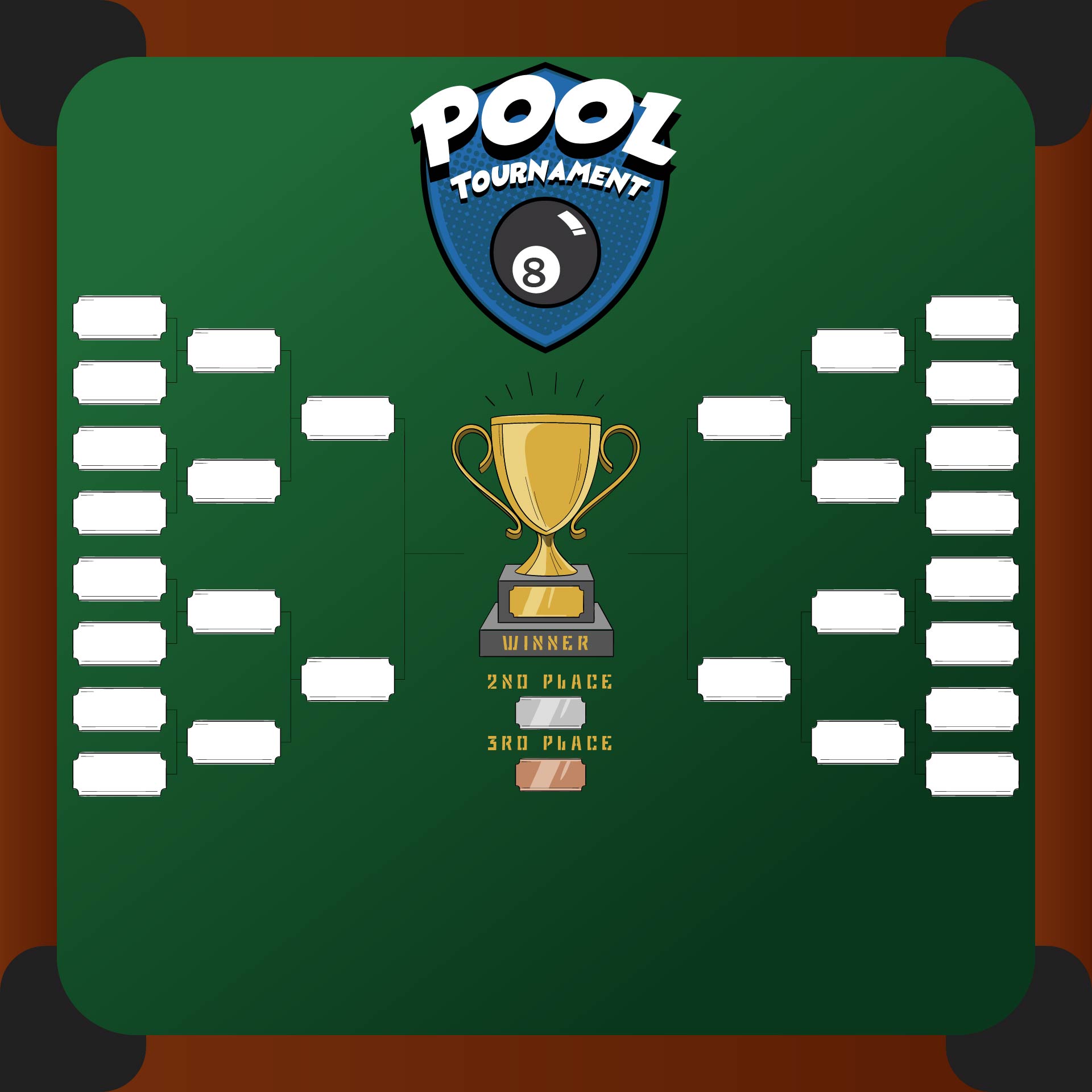 10 Square Football Pool Template