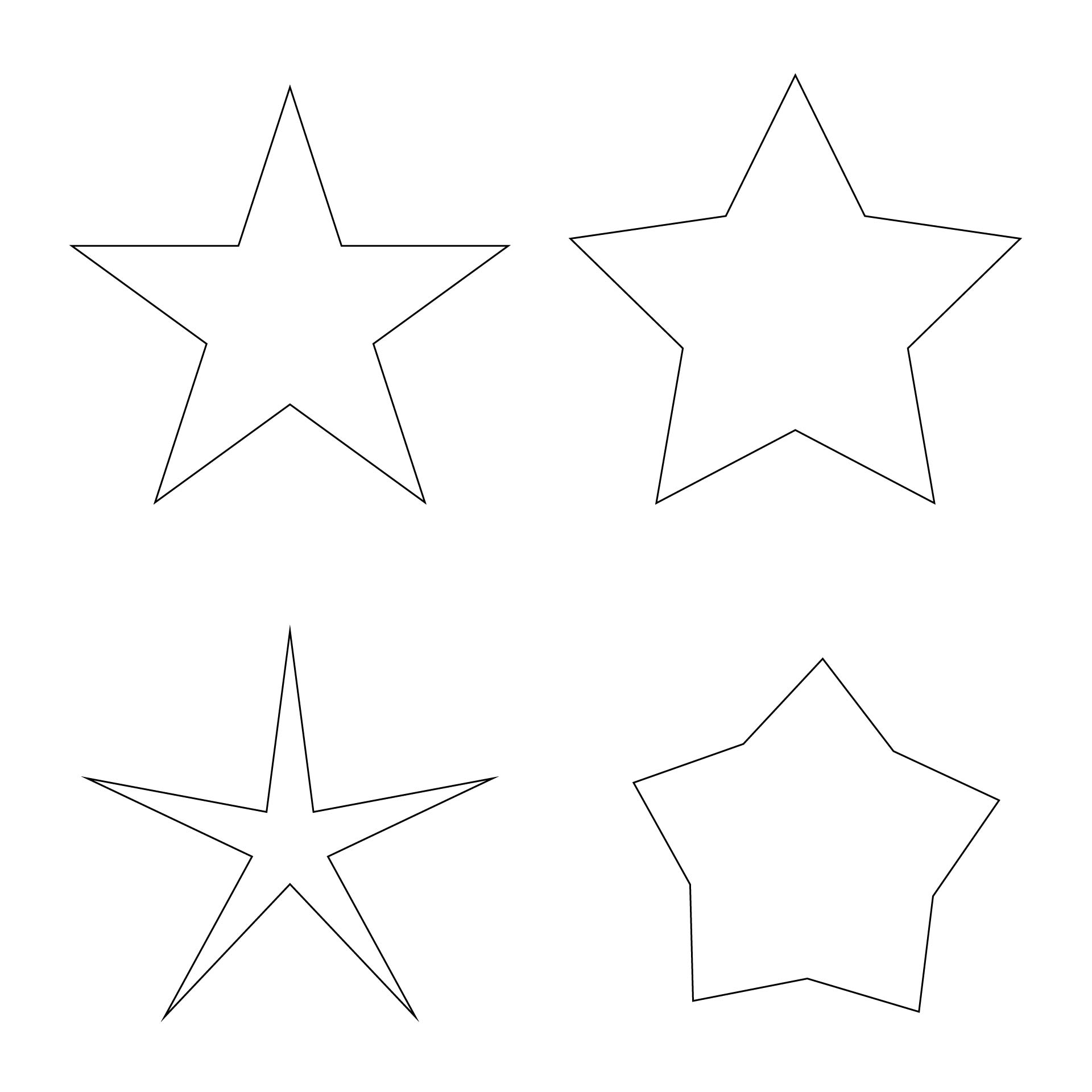 10 Best Big Star Template Printable