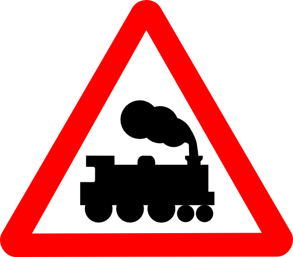 Train Signs Clip Art