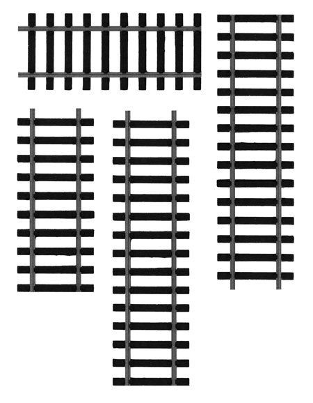 Train Track Printable Templates