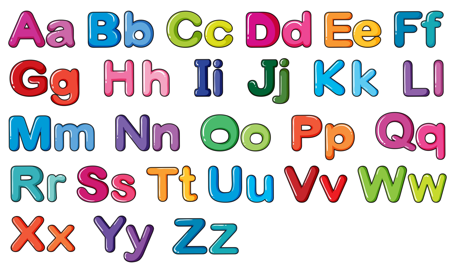 Alphabet Poster - 10 Free PDF Printables | Printablee