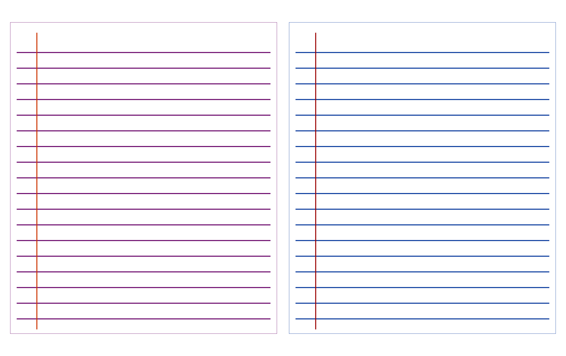 Wide Ruled Paper Printable Customize and Print