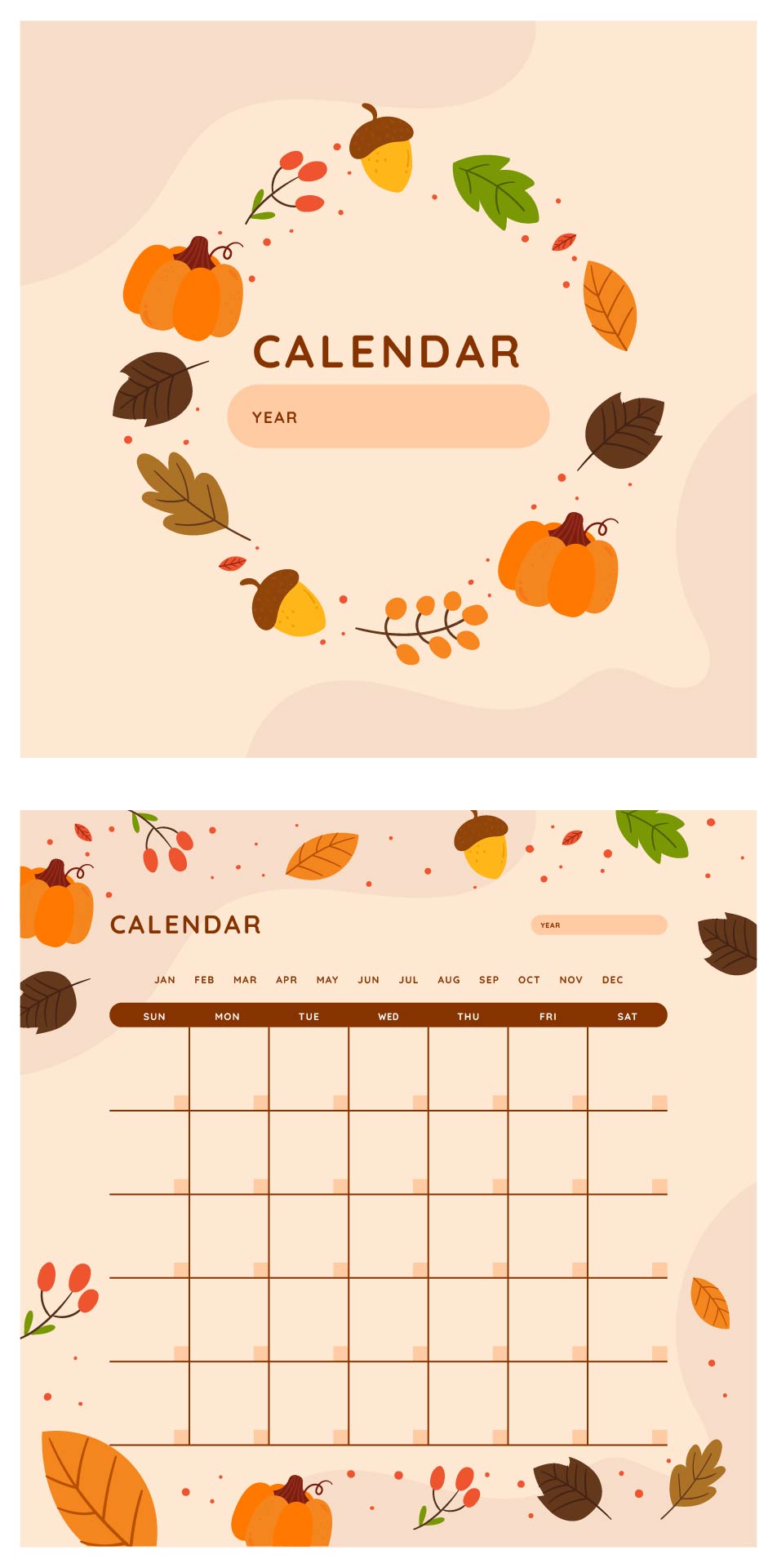 Thanksgiving  Printables Calendar