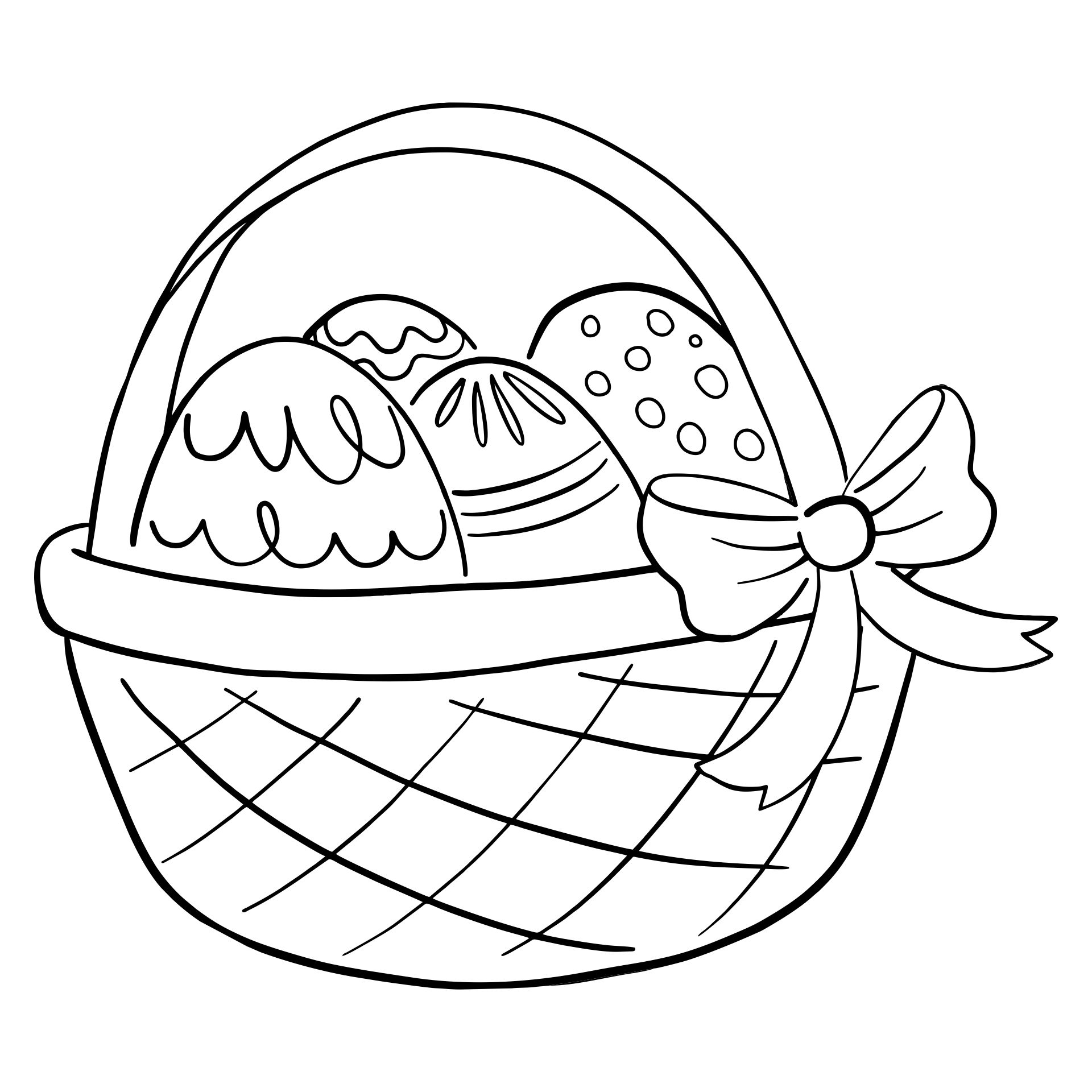 Empty Easter Basket Printable