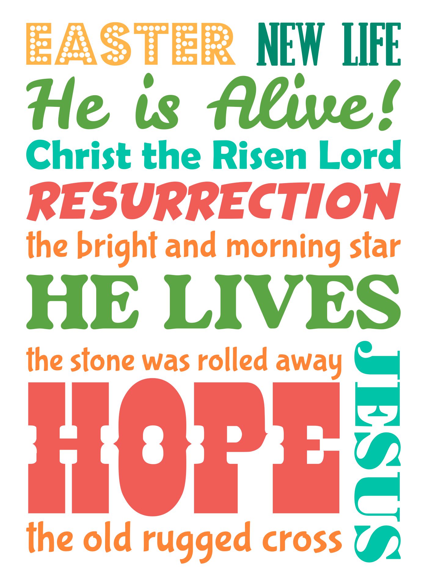 Easter Poems - 10 Free PDF Printables | Printablee