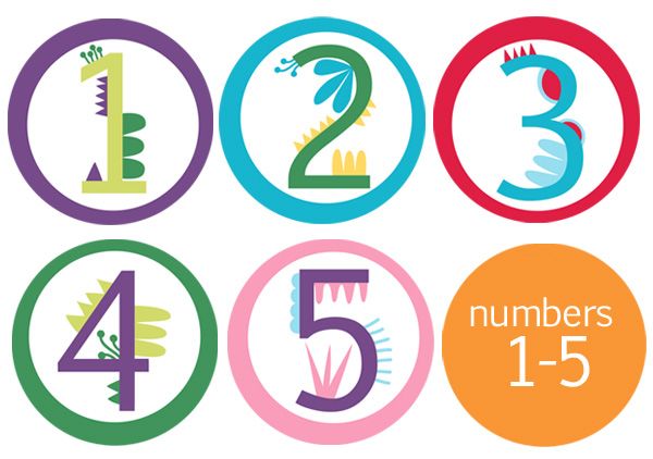 Printable Number 1 Birthday