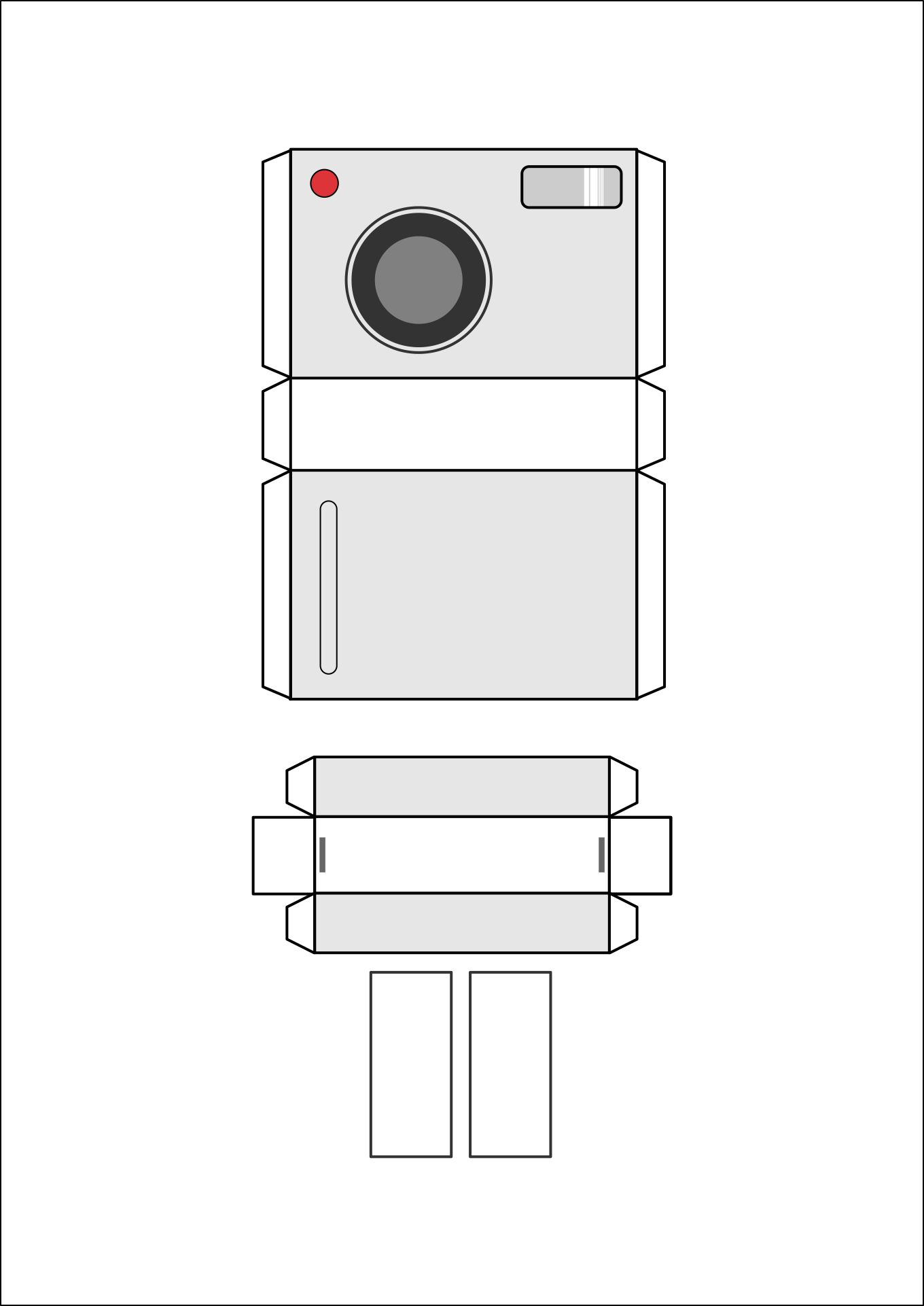 10 Best 3D Printable Camera Template PDF For Free At Printablee