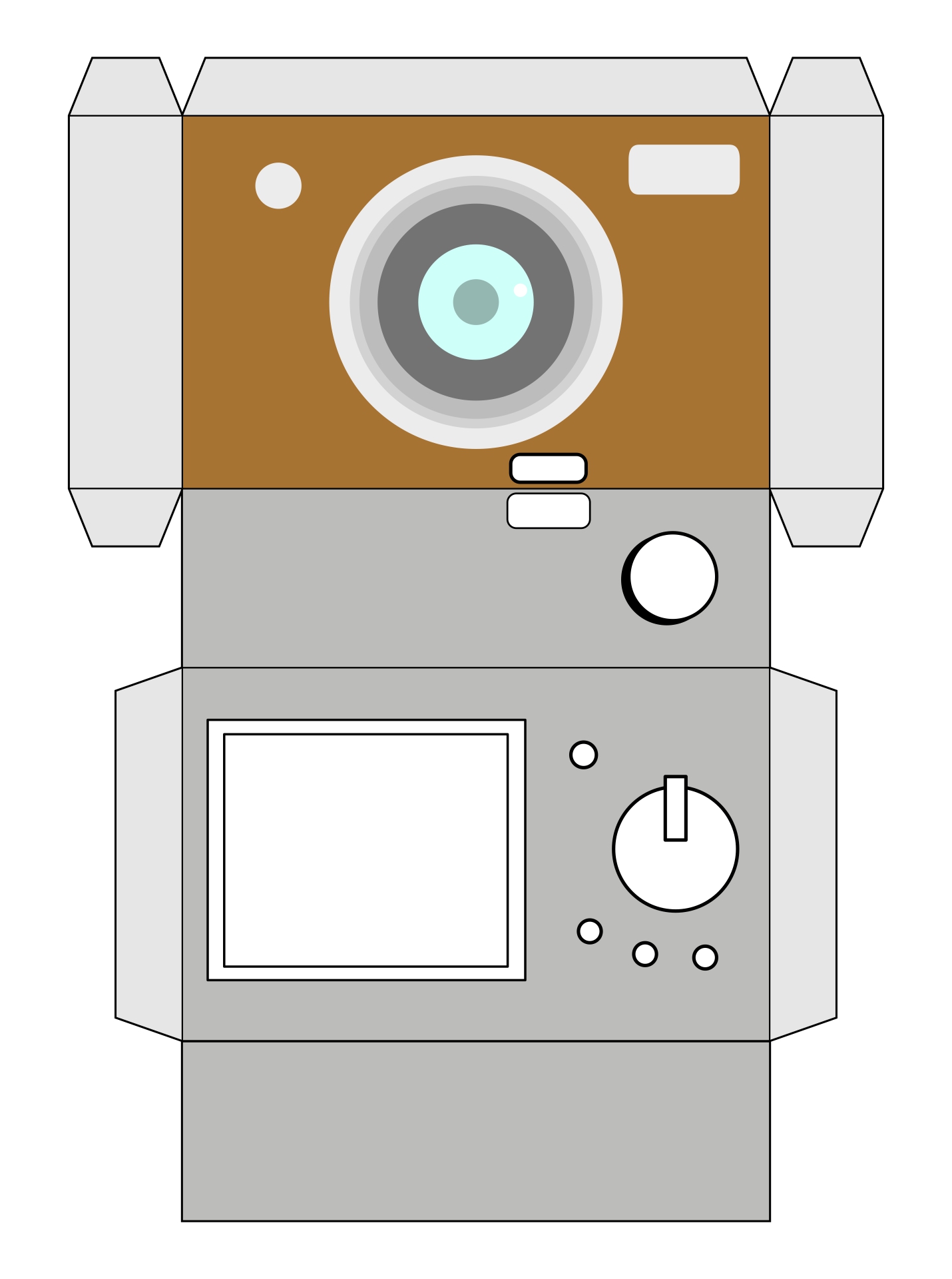 10 Best 3d Printable Camera Template Pdf For Free At Printablee