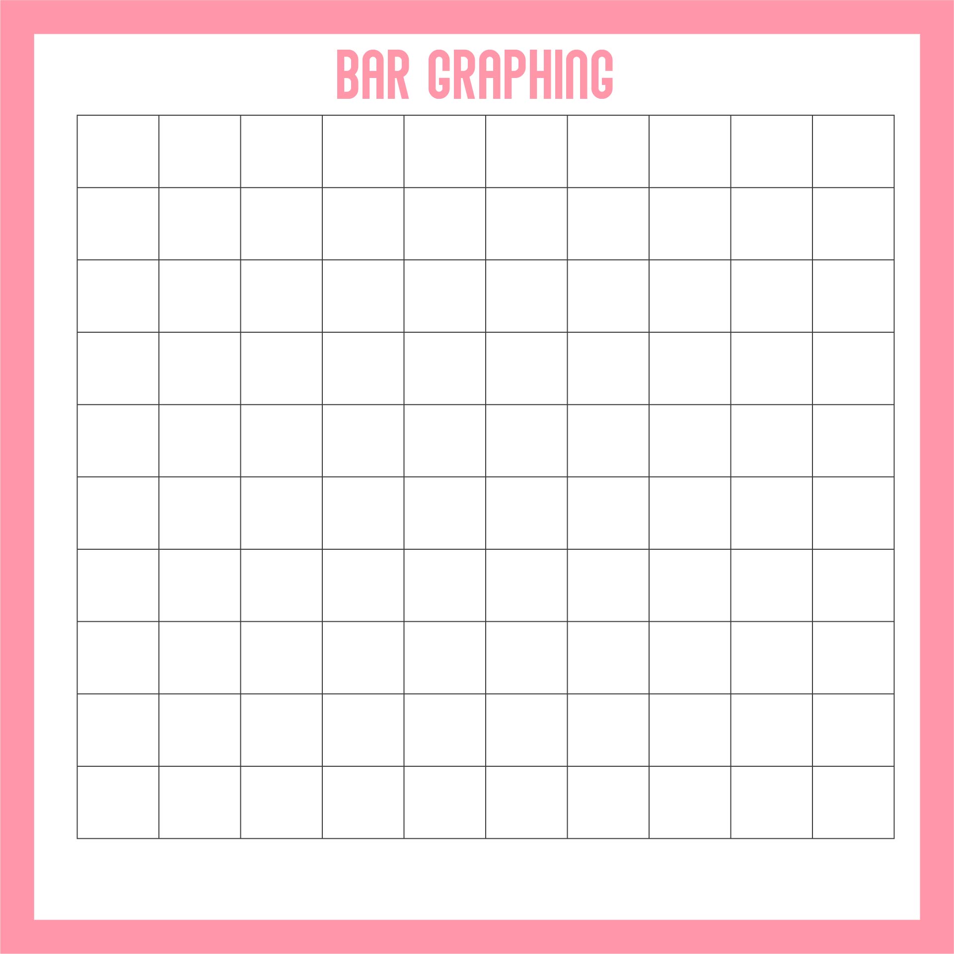 Printable Bar Graph Template For Kids