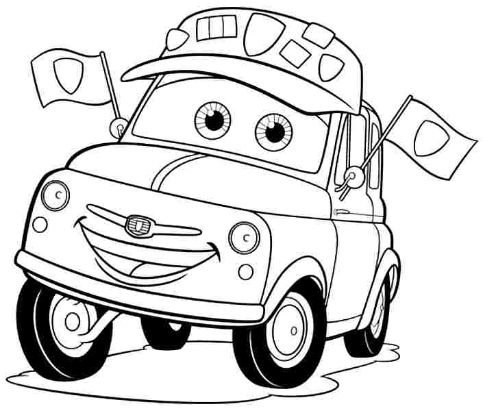 7 Best Images of Cars Movie Coloring Pages Printable - Cars Movie ...