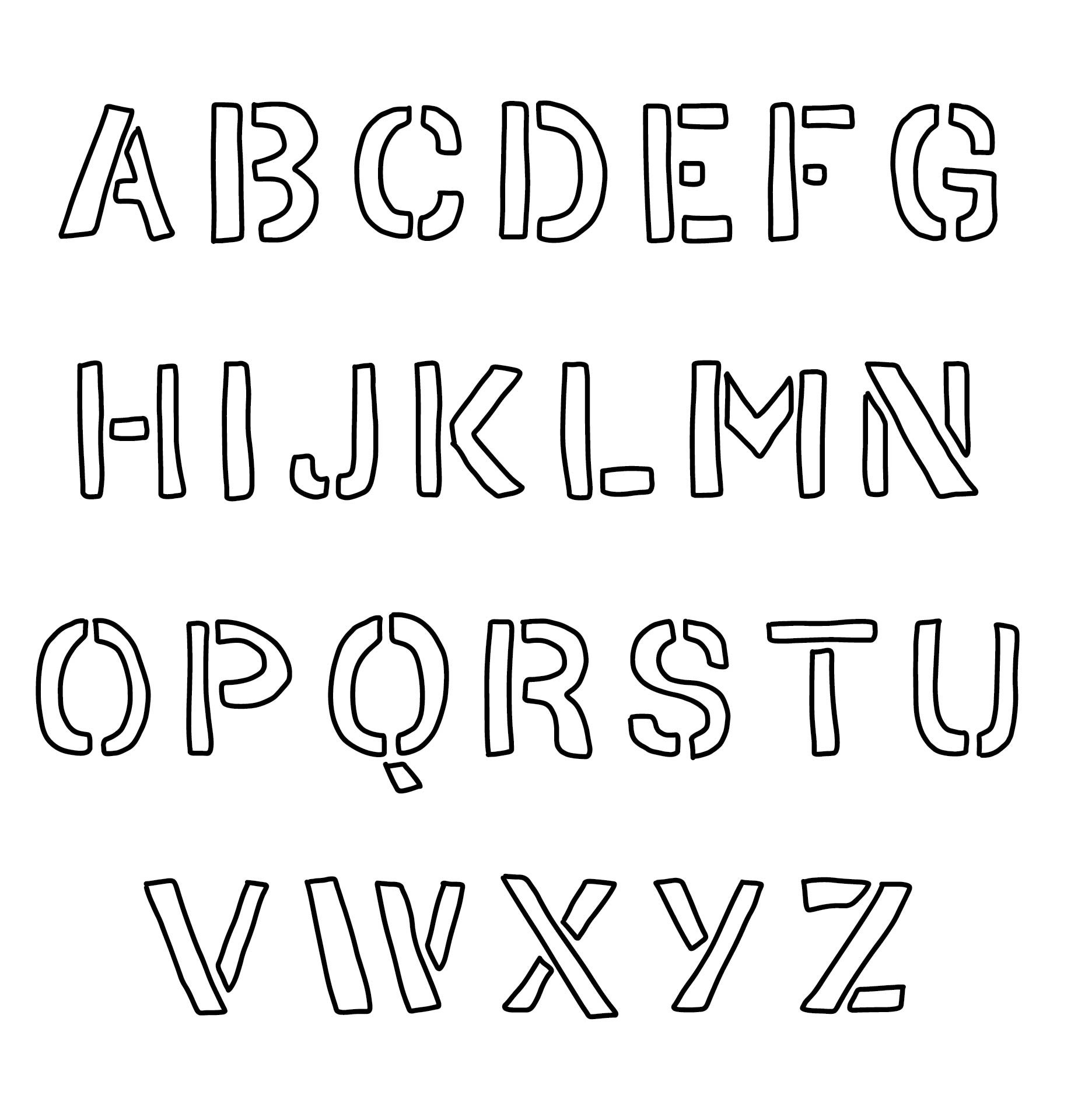 10 Best Free Printable Alphabet Designs PDF for Free at Printablee