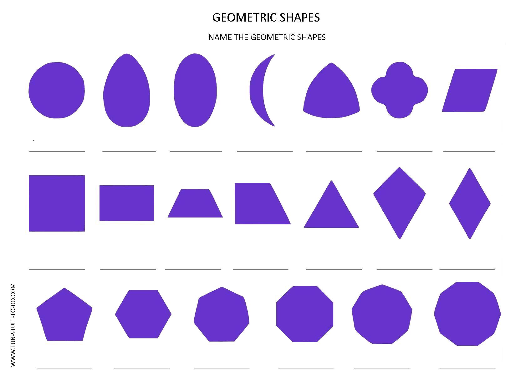 Geometric Shape Names