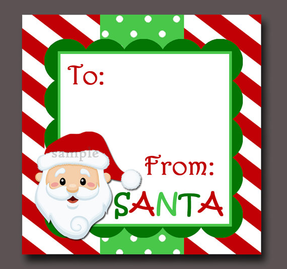 Printable Gift Tags From Santa