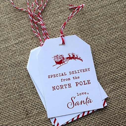 Printable Gift Tags From Santa