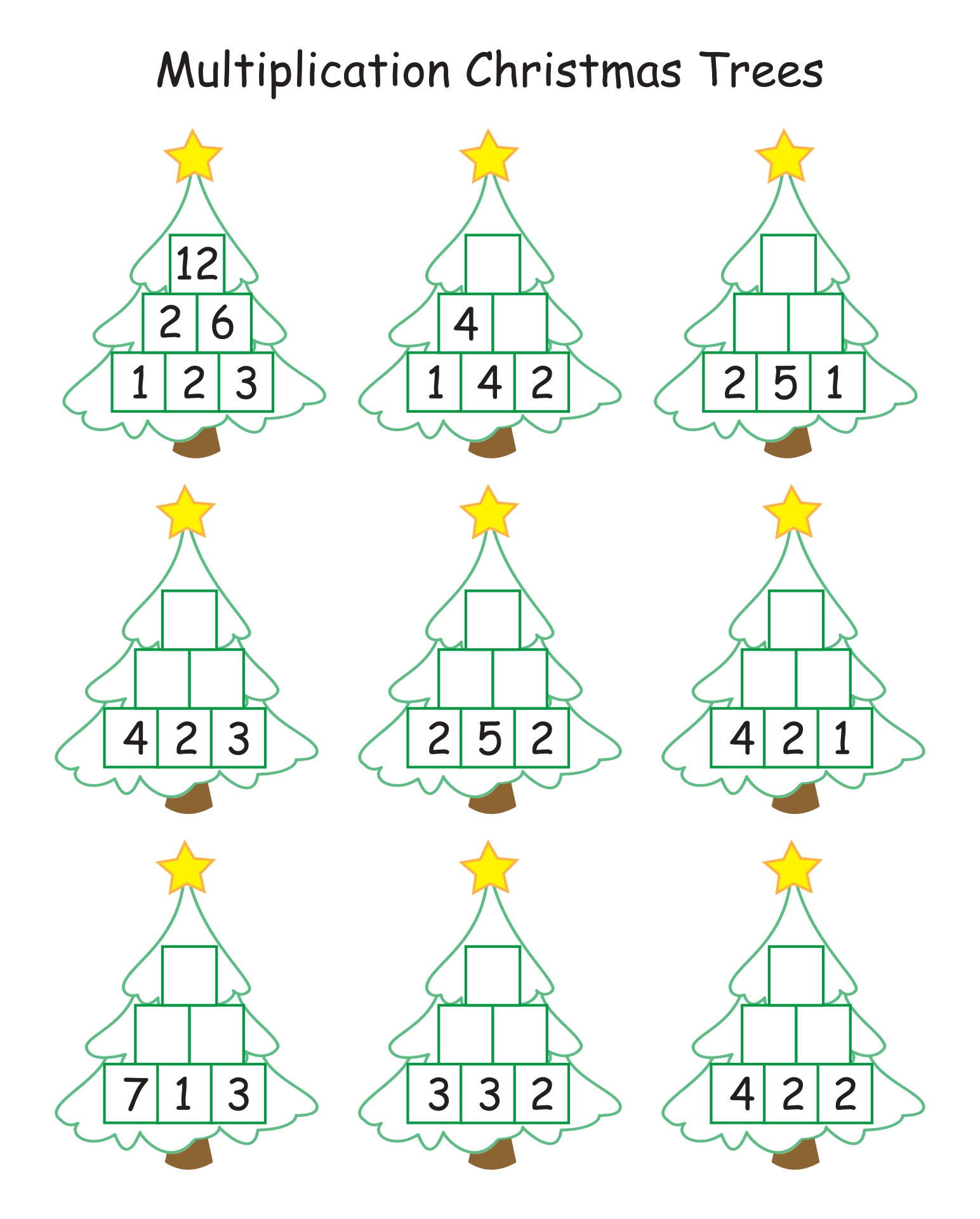 Worksheets For 1st Grade Christmas Activities